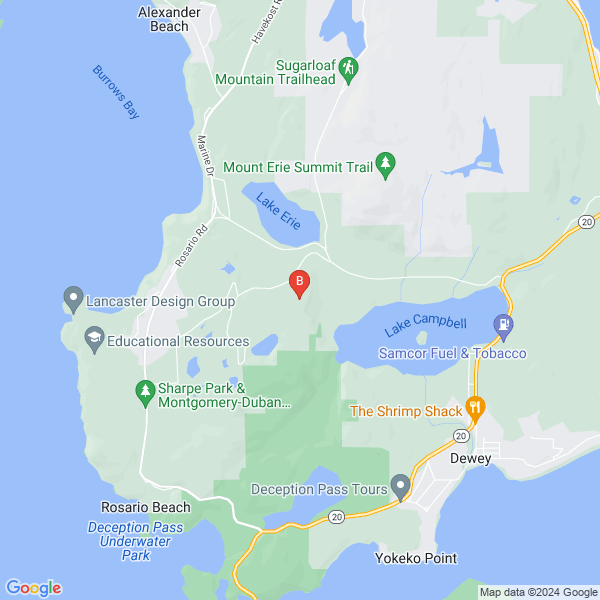 Ridge Vitality location map: 13861 Redtail Ridge Ln, Anacortes, WA