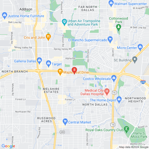 Tow Truck Service in dallas location map: 6350 Lbj Fwy, Dallas, Dallas, TX